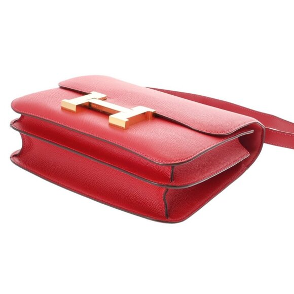 HERMES Constance 3 24 Rouge casaque shoulder bag - Picture 5 of 10